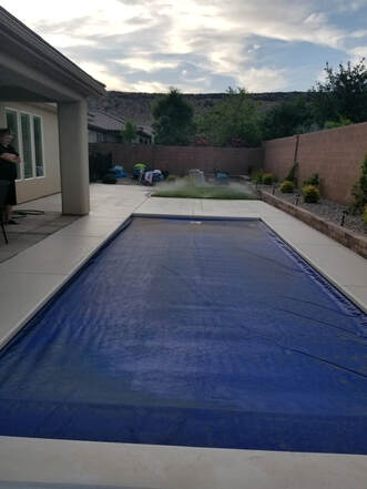 installation of concrete pool decks